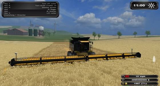 Скачать мод "Claas Lexion 770 (Oversize)" для Farming / Landwirtschafts Simulator 2011
