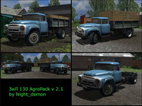 Скачать мод "ZIL 130 Agro Pack v2.1" для игры  Farming / Landwirtschafts Simulator 2011