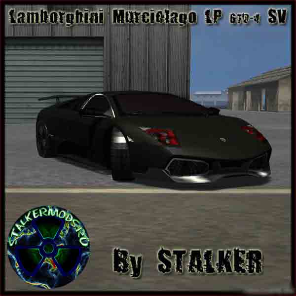 Скачать Мод "Lamborghini Murcielago LP 670-4 SV by STALKER" для Farming / Landwirtschafts Simulator 2011
