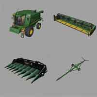 Скачать Мод "John Deere 9680 WTS Hillmaster II" для Farming / Landwirtschafts Simulator 2009