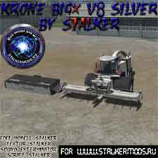 Скачать Мод "Krone BigX V8 Silver" для Farming / Landwirtschafts Simulator 2011