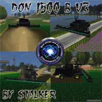 Скачать Мод "Don 1500 b V3 by STALKER" для Farming / Landwirtschafts Simulator 2009