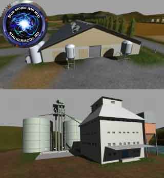 Мод "Krmny mod and Multisilo (коровник)" для Farming / Landwirtschafts Simulator 2009