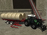 Скачать Мод "Round Bale AutoStack" для Farming / Landwirtschafts Simulator 2011