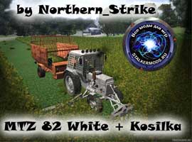 Мод "MTZ 82 White Kosilka" для Farming / Landwirtschafts Simulator 2009