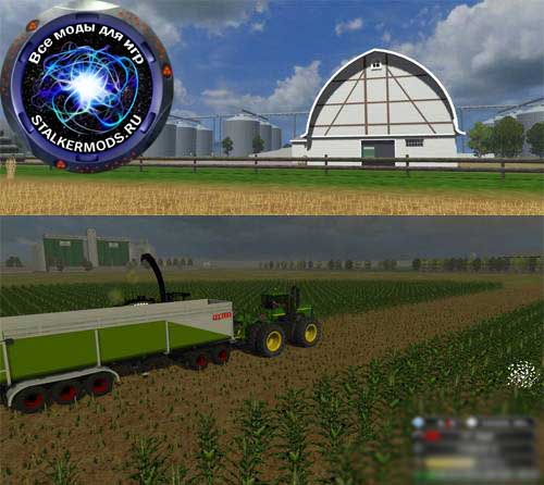 Скачать Мод "USA Map v3.0 (MP)" для Farming / Landwirtschafts Simulator 2011