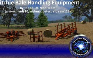 Скачать Мод "Ritchie Bale Handling Equipment" для Farming / Landwirtschafts Simulator 2011