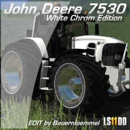 Скачать Мод "John Deer 7530 (Бронза + хром)" для Farming / Landwirtschafts Simulator 2011