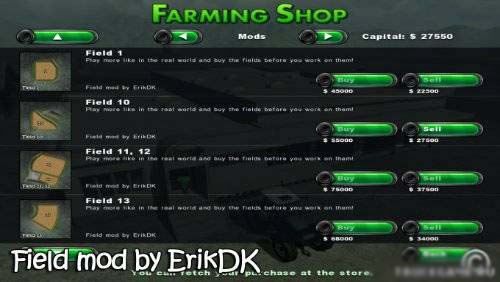 Скачать Мод "Field Mod" для Farming / Landwirtschafts Simulator 2011