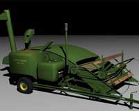 Скачать Мод "John Deere 12a" для Farming / Landwirtschafts Simulator 2011